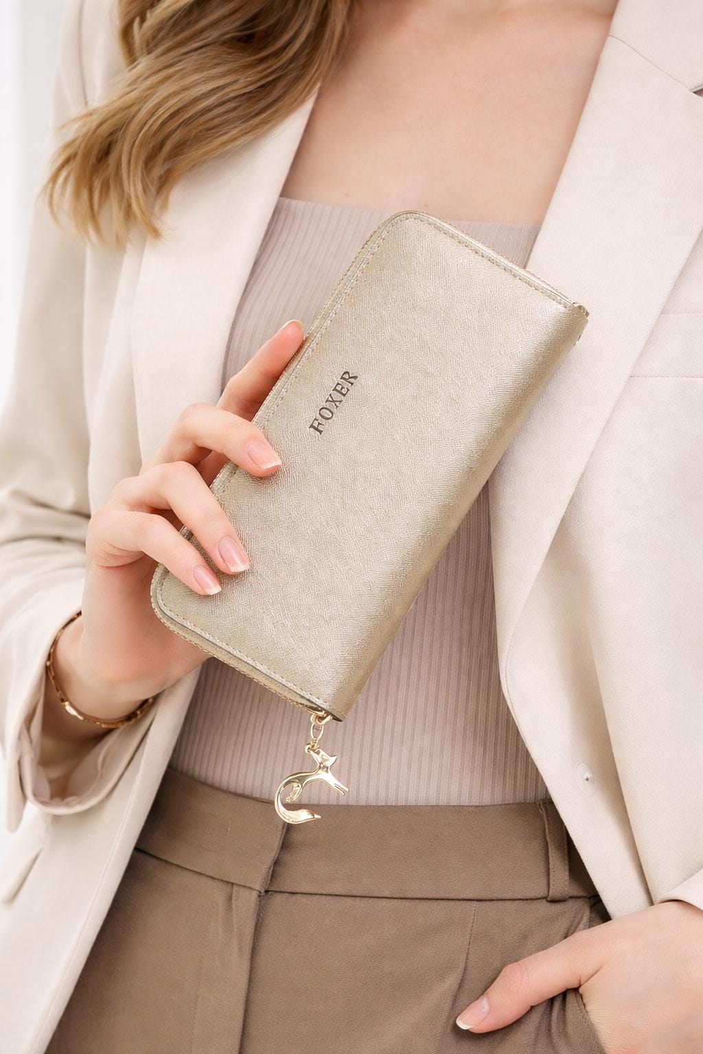 Long Clutch Wallet for Women – Multi Card Slot Organizer, Coin Pocket, Slim Luxury Purse