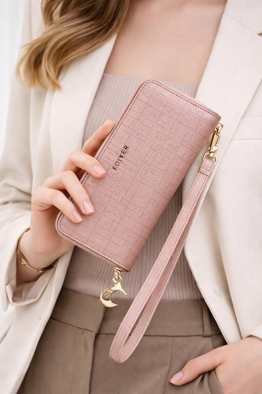 Long Clutch Wallet for Women – Multi Card Slot Organizer, Coin Pocket, Slim Luxury Purse