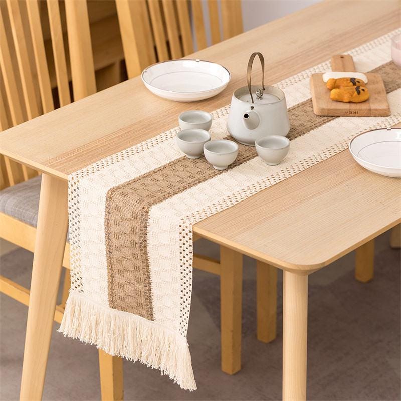 Buy 1 Get One Free- Rustic Table Runner for Family Dining Table Decor