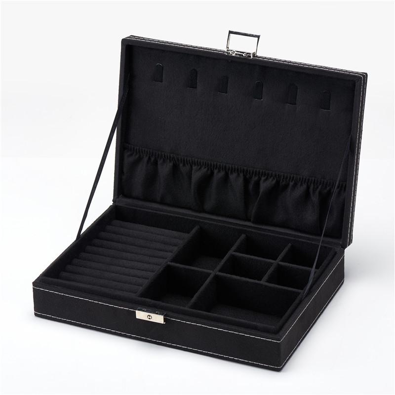 Large Jewelry Organizer Box with Drawers – Multi Layer Storage for Earrings, Necklaces & Rings