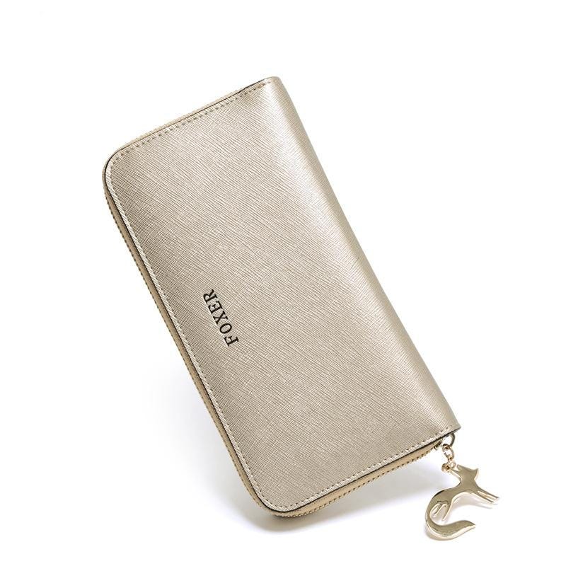 Long Clutch Wallet for Women – Multi Card Slot Organizer, Coin Pocket, Slim Luxury Purse