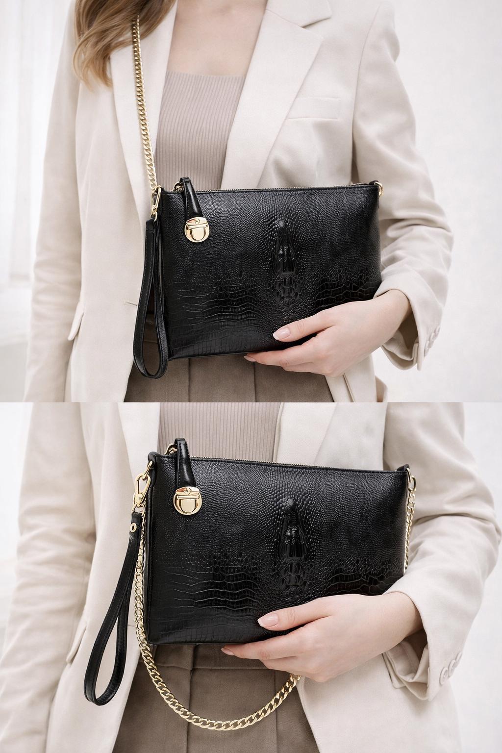 Large Capacity Cowhide Bag – Genuine Leather Crossbody Handbag, Everyday Women’s Tote