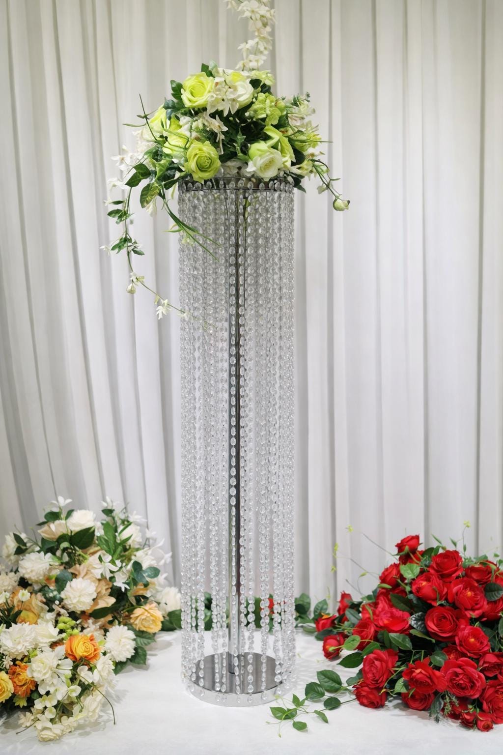 European Crystal Flower Stands – Any Occasions Center piece