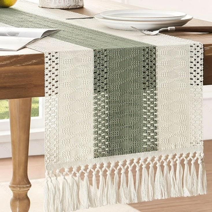 Buy 1 Get One Free- Rustic Table Runner for Family Dining Table Decor