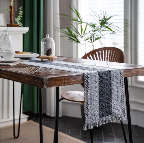 Buy 1 Get One Free- Rustic Table Runner for Family Dining Table Decor
