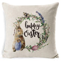 Easter Bunny Pillow Cover, Spring Rabbit Cushion Case