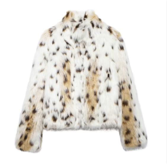 Luxury Women’s Faux Fur Jacket – Plush Soft Lapel Coat, Chic Winter Outerwear