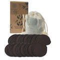 Bamboo Fiber Makeup Remover Pads – Reusable Eco Friendly Facial Cleansing Set