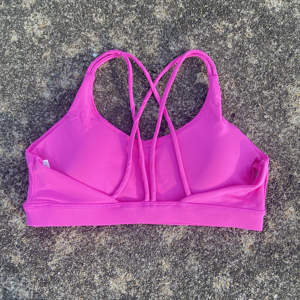 Seamless Sports Bra Women – Nude Feel High Support Workout Bra, Solid Color Yoga Gym Bra